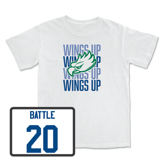 Volleyball White Wings Up Tee - Iyanna Battle