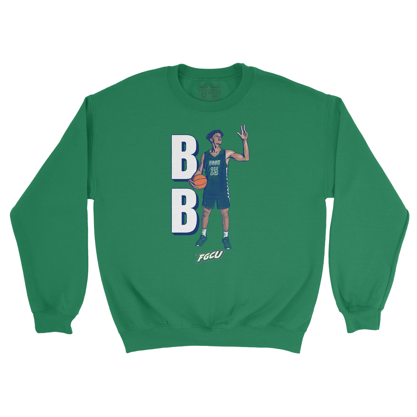 EXCLUSIVE RELEASE: BB Washington Illustrated Kelly Green Crew