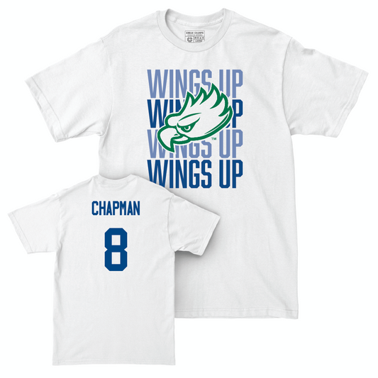 Volleyball White Wings Up Tee  - Ella Chapman