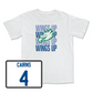 Women's Basketball White Wings Up Tee - Dolly Cairns