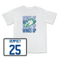 Baseball White Wings Up Tee - Evan Dempsey