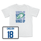 Volleyball White Wings Up Tee  - Skylar English