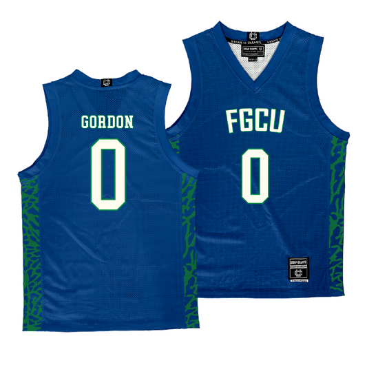 FGCU Women's Basketball Royal Jersey  - Karina Gordon