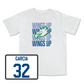 Baseball White Wings Up Tee - Davian Garcia