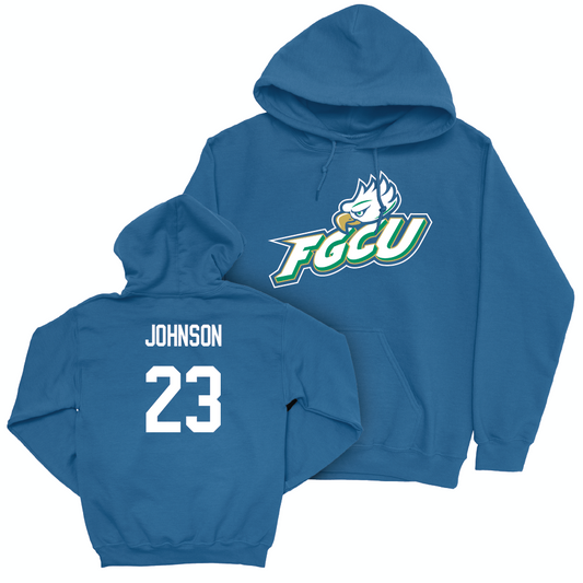 Blue Men's Basketball FGCU Hoodie - Dallion Johnson