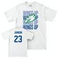 Men's Basketball White Wings Up Tee - Dallion Johnson