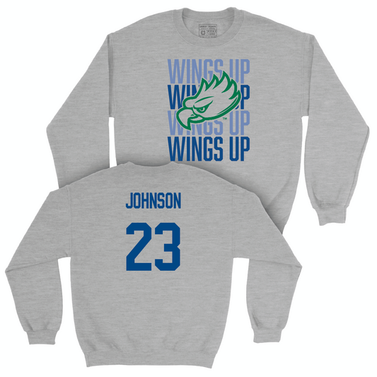 Sport Grey Men's Basketball Wings Up Crew - Dallion Johnson