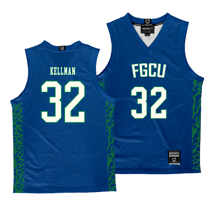 FGCU Men's Basketball Royal Jersey  - Keeshawn Kellman