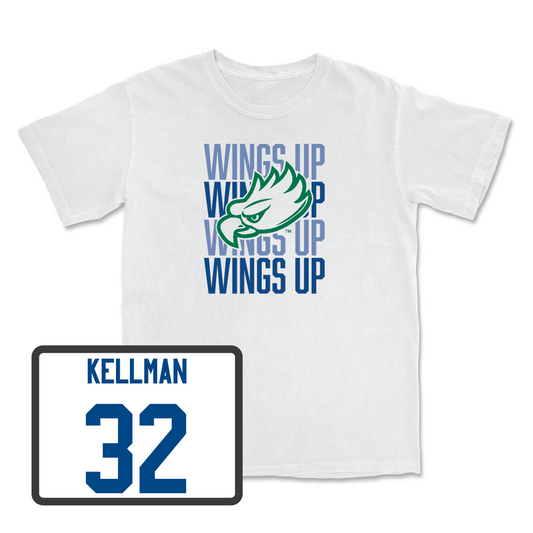 Men's Basketball White Wings Up Tee - Keeshawn Kellman