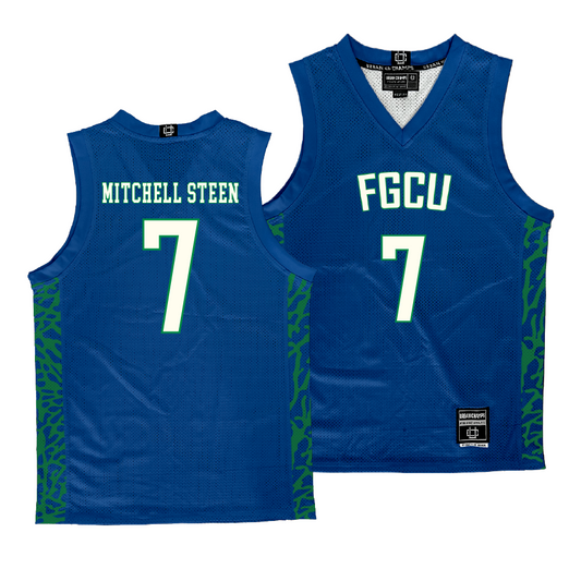 FGCU Women's Basketball Royal Jersey   - Khamari Mitchell-Steen