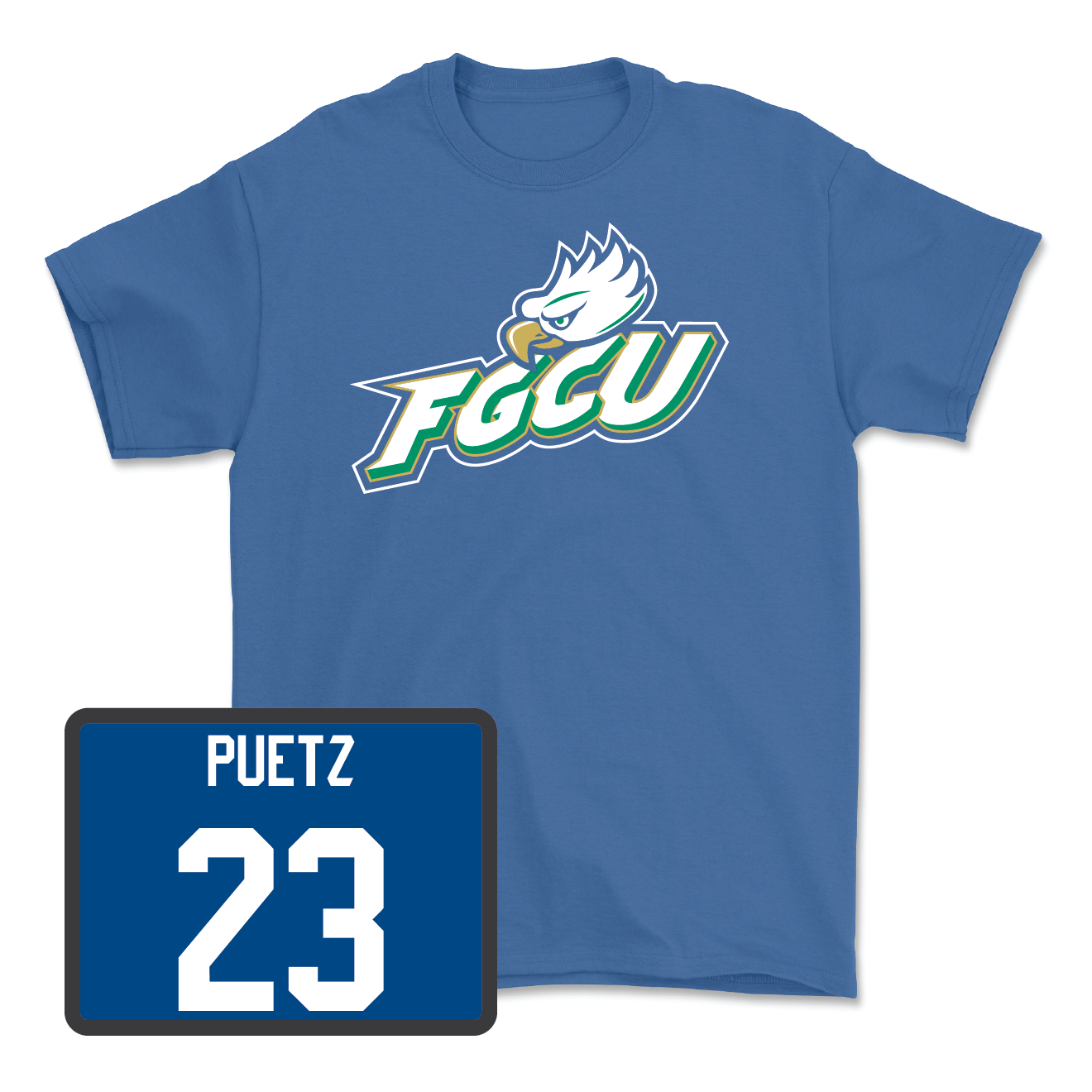 Blue Volleyball FGCU Tee  - Shanelle Puetz