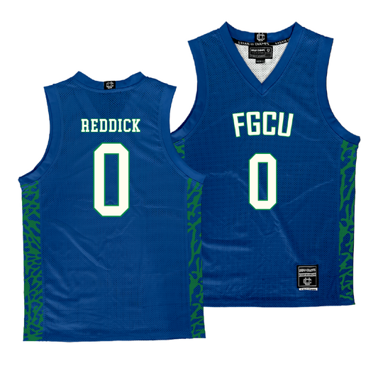 FGCU Men's Basketball Royal Jersey  - Jack Reddick