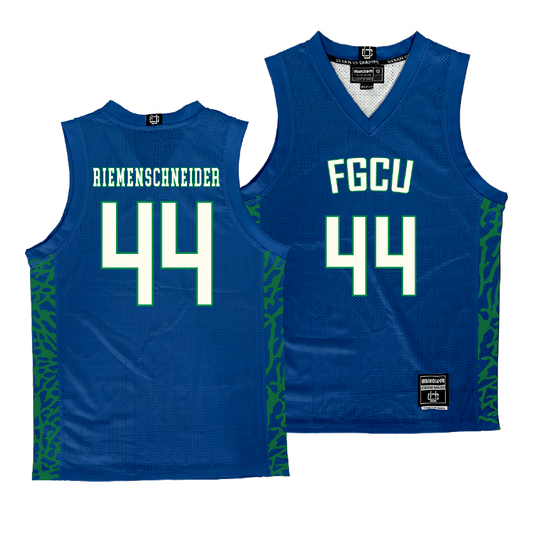 FGCU Men's Basketball Royal Jersey - Kyle Riemenschneider | #44