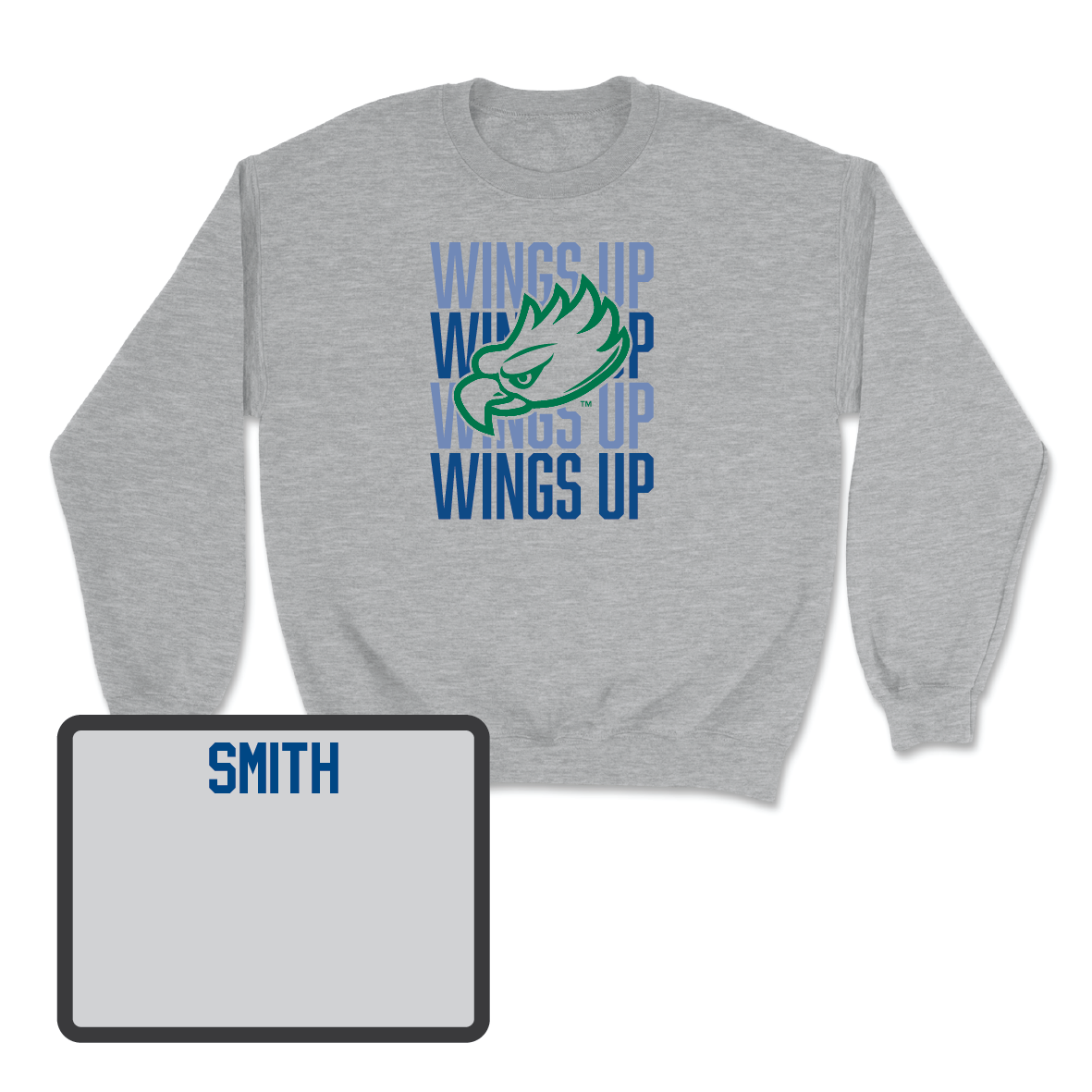 Sport Grey Swim & Dive Wings Up Crew - Ella Smith