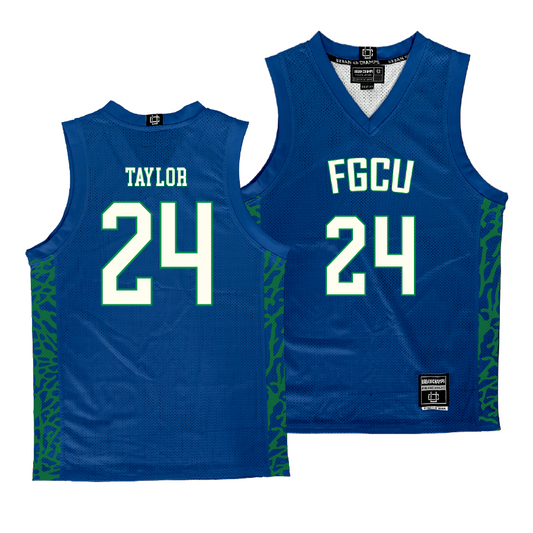 FGCU Women's Basketball Royal Jersey   - Lauryn Taylor