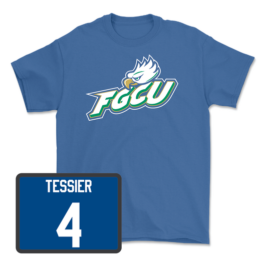 Blue Volleyball FGCU Tee - Lily Tessier