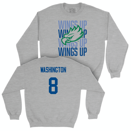 Sport Grey Men's Basketball Wings Up Crew  - BB Washington