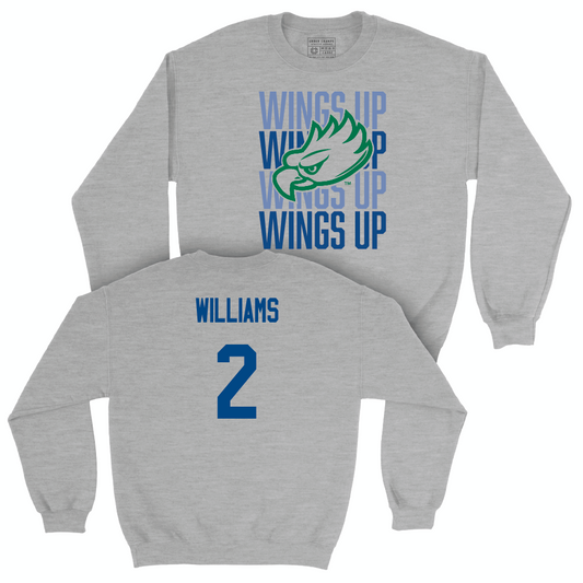 Sport Grey Men's Basketball Wings Up Crew  - Darren Williams