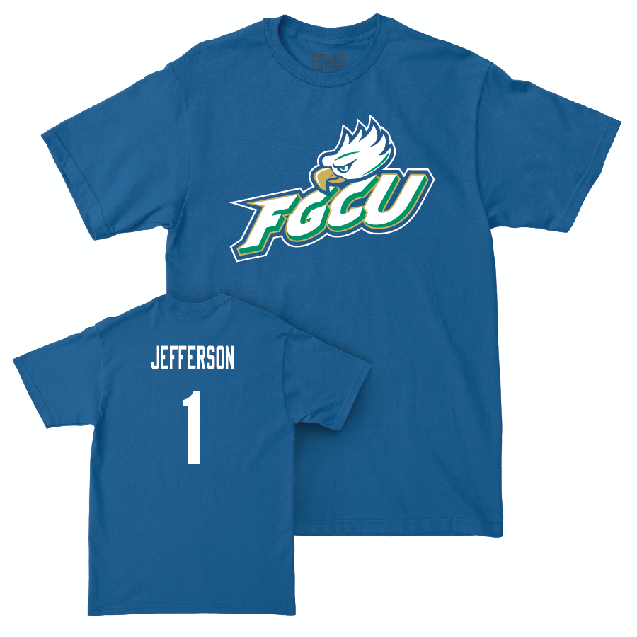 Blue Women's Basketball FGCU Tee - Emani Jefferson