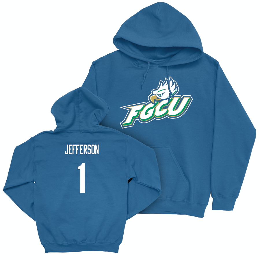 Blue Women's Basketball FGCU Hoodie - Emani Jefferson