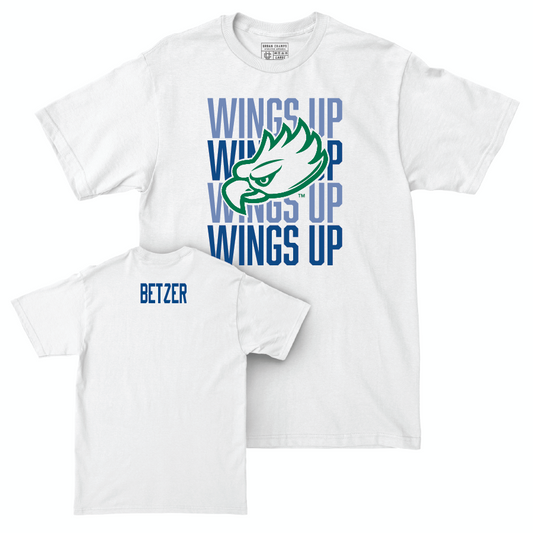 Volleyball White Wings Up Tee  - Bailey Betzer