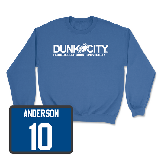 Blue Men's Basketball Dunk City Crew