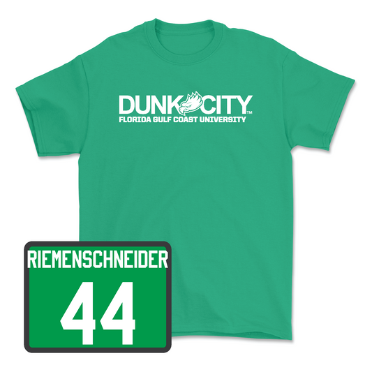 Green Men's Basketball Dunk City Tee