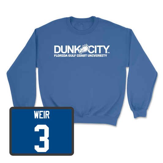 Blue Men's Basketball Dunk City Crew