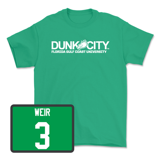Green Men's Basketball Dunk City Tee